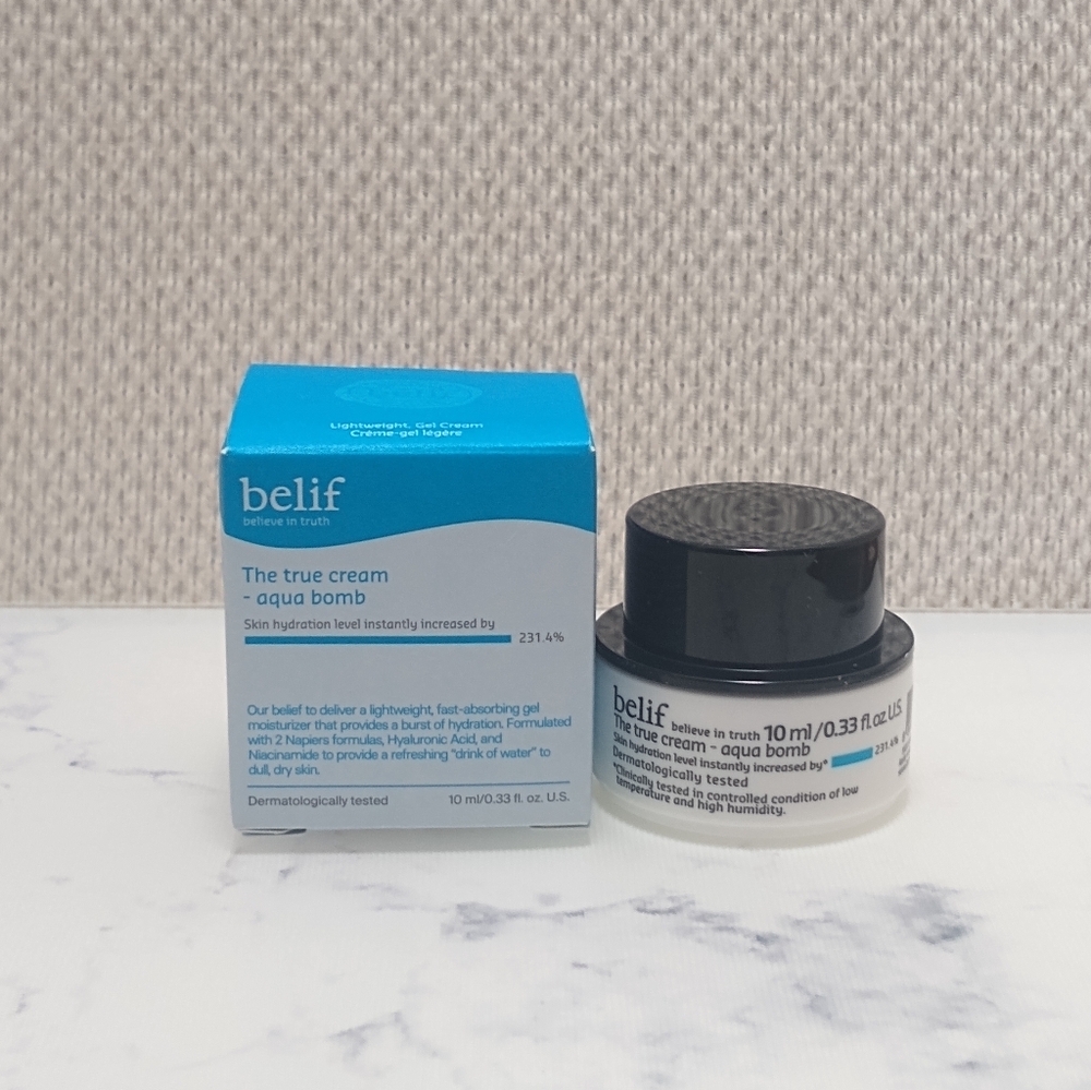 Belif The True Cream Aqua Bomb Mini Travel Size .33 Oz
